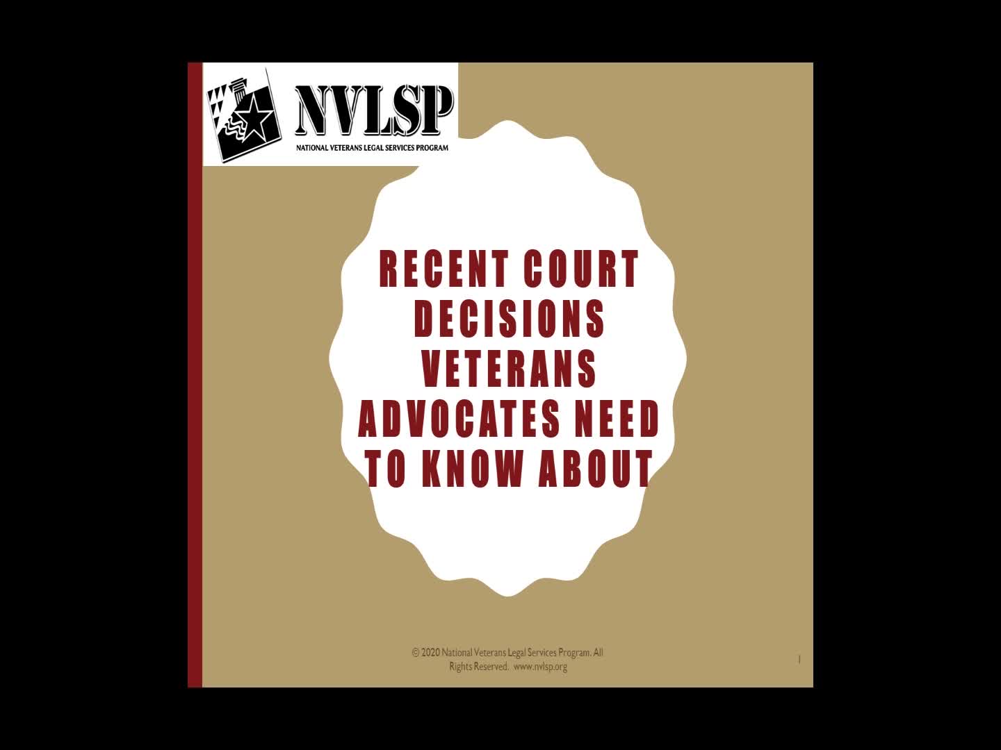 Recent Court Decisions Veterans Advocates Need to Know About (Attorney
