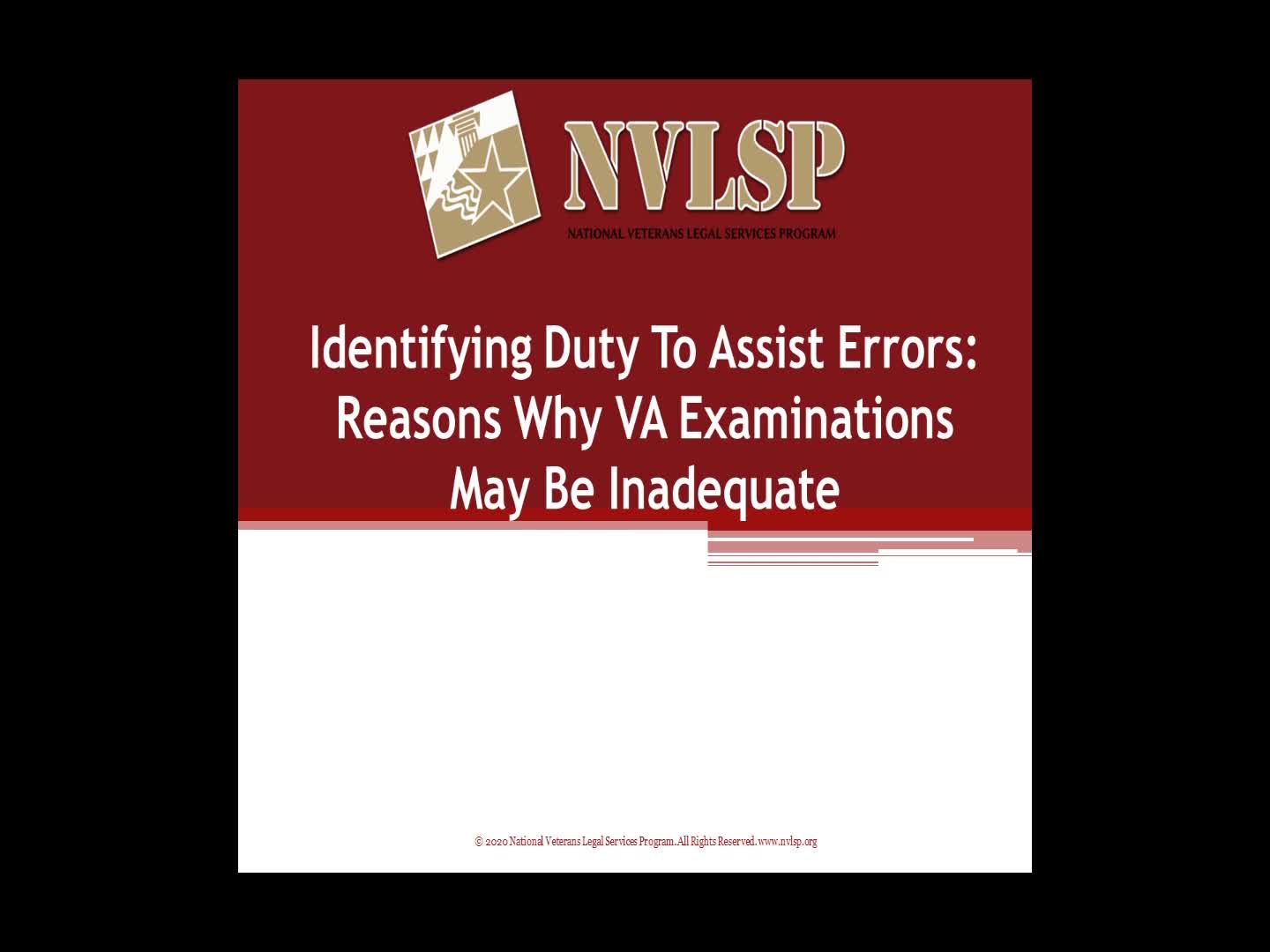 Identifying Duty To Assist Errors Reasons Why A VA Medical Examination 